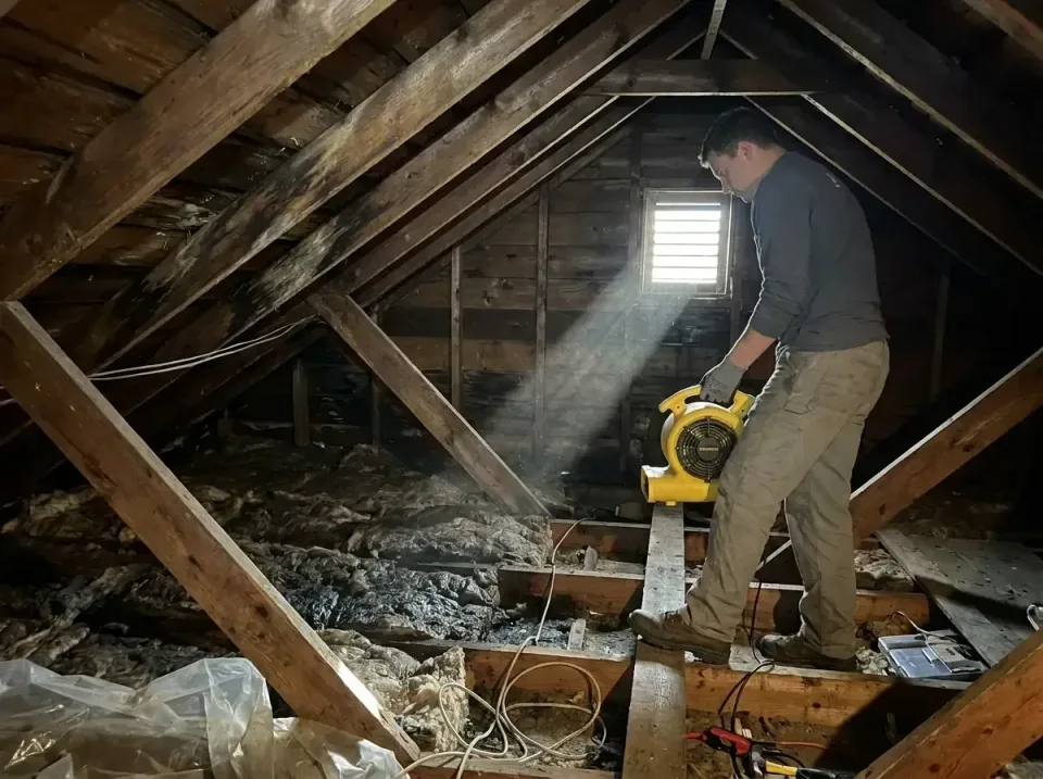 attic-water-damage-drying-proc-007 — frequently asked questions, Emergency Water Extraction & 24/7 Flood Response in Cramert…